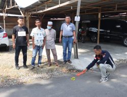 Satreskrim Polres Pasaman Barat Gelar Rekontruksi Kasus Pembunuhan Warga Jorong Tarandam