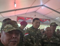 Menhan RI Sjafrie Sjamsuddin Beri Motivasi ke Peserta Retret PWI Bela Negara