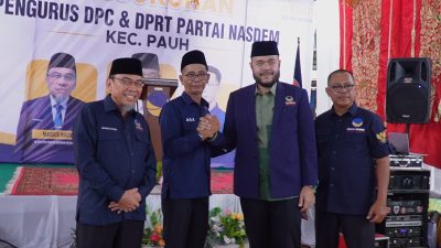 Kukuhkan Kepengurusan DPC Partai NasDem,Fadly Amran: Kekuatan dan Soliditas Struktur Tentukan Sukses Partai di Masa Depan