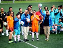 Sambut HPN dan Piala Dunia 2026, PWI Main Bola Bareng ANTARA, TVRI, dan RRI