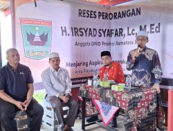 Reses di Sungai Kamuyang, Irsyad Safar Tampung Aspirasi Pertanian, Infrastruktur, dan Pariwisata