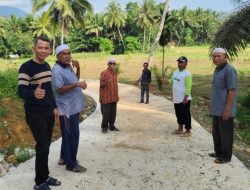 Reses di Rao Pasaman, Ali Muda Tinjau Jalan Usaha Tani Kampung Simaroken