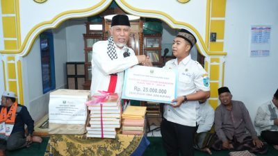 Subuh Mubarakah, Gubernur Mahyeldi Berikan Tausyiah di Masjid Nurul Yaqin Lunto Barat, Kota Sawahlunto