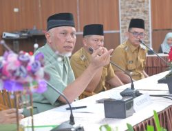 Perkuat Sinergi Pembangunan, Gubernur Mahyeldi Pimpin Rakor Pemprov Sumbar dan Pemkab Pasaman