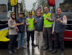 Polda Sumbar Sambut Kloter Pertama Perantau Pulang Basamo 2026 di Dharmasraya, dengan Sentuhan Adat dan Pelayanan Prima