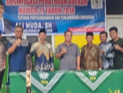 Ali Muda Sosialisasikan Perda Perlindungan Konsumen di Ranah Batahan