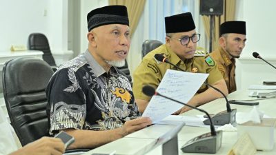 Rakor di Padang Panjang, Gubernur Mahyeldi Tekankan Penguatan Kolaborasi Antarlevel Pemerintahan