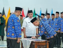 Sekdaprov Sumbar Lantik 44 Pejabat Administrator dan Pengawas, Penempatan Jabatan Gunakan Manajemen Talenta