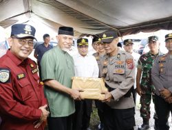 Tinjau Posko Mudik di Dharmasraya, Gubernur Mahyeldi Tekankan Keselamatan dan Kenyamanan Pemudik