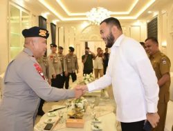 Walikota Fadly Amran Terima Kunjungan Danpas Brigade Korbrimob Brigjen Pol Anang Sumpena