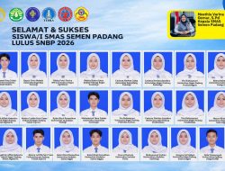 Untuk Pertama Kalinya Tembus UI, 22 Siswa SMA Semen Padang Lolos SNBP 2026