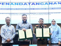Perkuat Sinergitas Hukum, Pemko Padang dan Kejari Teken MoU Kerjasama Strategis