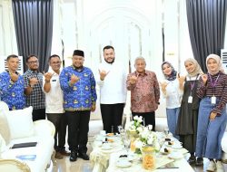 Walikota Fadly Amran Terima Kunjungan Komut Bank Mega Syariah