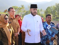 Walikota Fadly Amran Tinjau Langsung Pengerjaan Rehabilitasi Sawah Gunung Sarik Kuranji