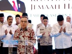 Dasco Lepas Kloter I Jemaah Haji Banten,Apresiasi Embarkasi Haji 2026 