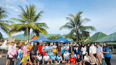 Viral di CFD Padang, Ratusan Pelari Ikut BRImo Car Free Run BRI Runners