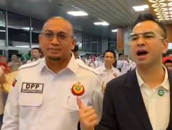 Raffi Ahmad Sampaikan Salam Presiden pada Pengukuhan Pengurus DPP IKM