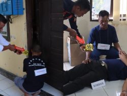 Polres Pasaman Barat Gelar Rekonstruksi, Pelaku Peragakan 36 Adegan Pembunuhan Dan Pencurian di Koto Balingka