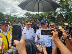 Gubernur Mahyeldi Dampingi Menteri PU Tinjau Normalisasi Batang Tompo dan Lokasi Sekolah Rakyat di Tanah Datar
