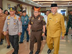 Gubernur Mahyeldi Sambut Kedatangan Dedie Tri Hariyadi Sebagai Kajati Sumbar yang Baru