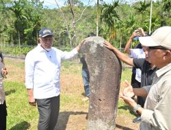 Gubernur Mahyeldi Tinjau Situs Menhir Maek, Tegaskan Bukti Peradaban Tua Minangkabau