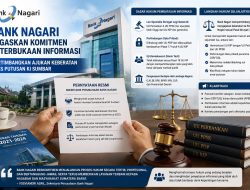 Usai Putusan KI Sumbar, Bank Nagari Tegaskan Komitmen Keterbukaan dan Perlindungan Data Nasabah