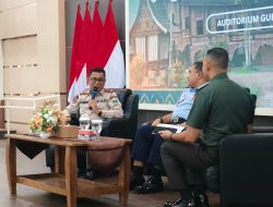 Pemprov Sumbar Paparkan Strategi Menghadapi Megathrust kepada Pasis Sesko TNI