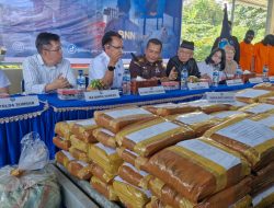 145 Kilogram Ganja Dimusnahkan, Kepala BNNP Brigjen Ricky Yanuarfi: Komitmen Berantas Narkotika di Sumbar