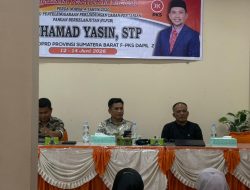 Anggota DPRD Sumbar M Yasin Sosialisasikan Perda Perlindungan Lahan Pertanian Berkelanjutan