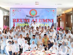 Hadiri Reuni SMPN 1 Dumai, Mahyeldi Tekankan Pentingnya Menjaga Persaudaraan