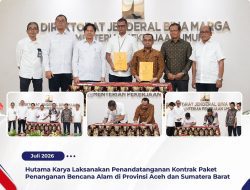Hutama Karya Teken Kontrak Penanganan Bencana Aceh dan Sumbar, Percepat Pemulihan Jalan Nasional