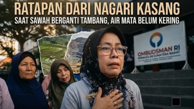 Ratapan dari Nagari Kasang: Saat Sawah Berganti Tambang dan Air Mata Belum Kering