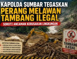 Kapolda Sumbar Tegaskan Perang Melawan Tambang Ilegal, Soroti Ancaman Kerusakan Lingkungan