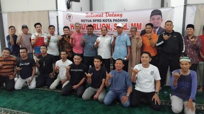 Ketua DPRD Kota Padang H.Muharlion Tampung Aspirasi Warga Komplek Graha Bungo Mas, Fokus Pembangunan Jalan Utama