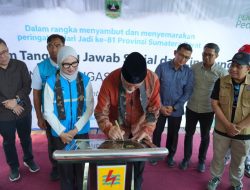 Puluhan Tahun Menanti, Pompanisasi Tenaga Surya Kini Alirkan Air ke 400 Hektare Sawah Tanjung Barulak