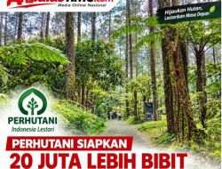 Perhutani Siapkan 20 Juta Lebih Bibit untuk Musim Tanam 2026