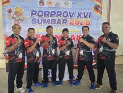 Harumkan Nama Polres Pasaman Barat, 3 Personel Sabet 4 Medali di Porprov XVI Sumbar