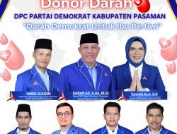 Buruan Ikut! Besok DPC Demokrat Pasaman Gelar Kegiatan Nasional Donor Darah di Lubuk Sikaping