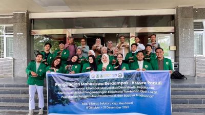 Kolaborasi Mahasiswa Unand dan Warga Kembangkan Ekowisata Tumbuhan Obat di Mentawai