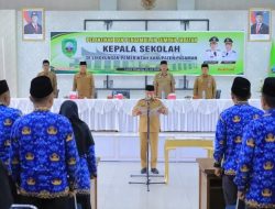 Bupati Welly Suhery Resmi Lantik 90 Kepala Sekolah SD dan Menengah di Pasaman